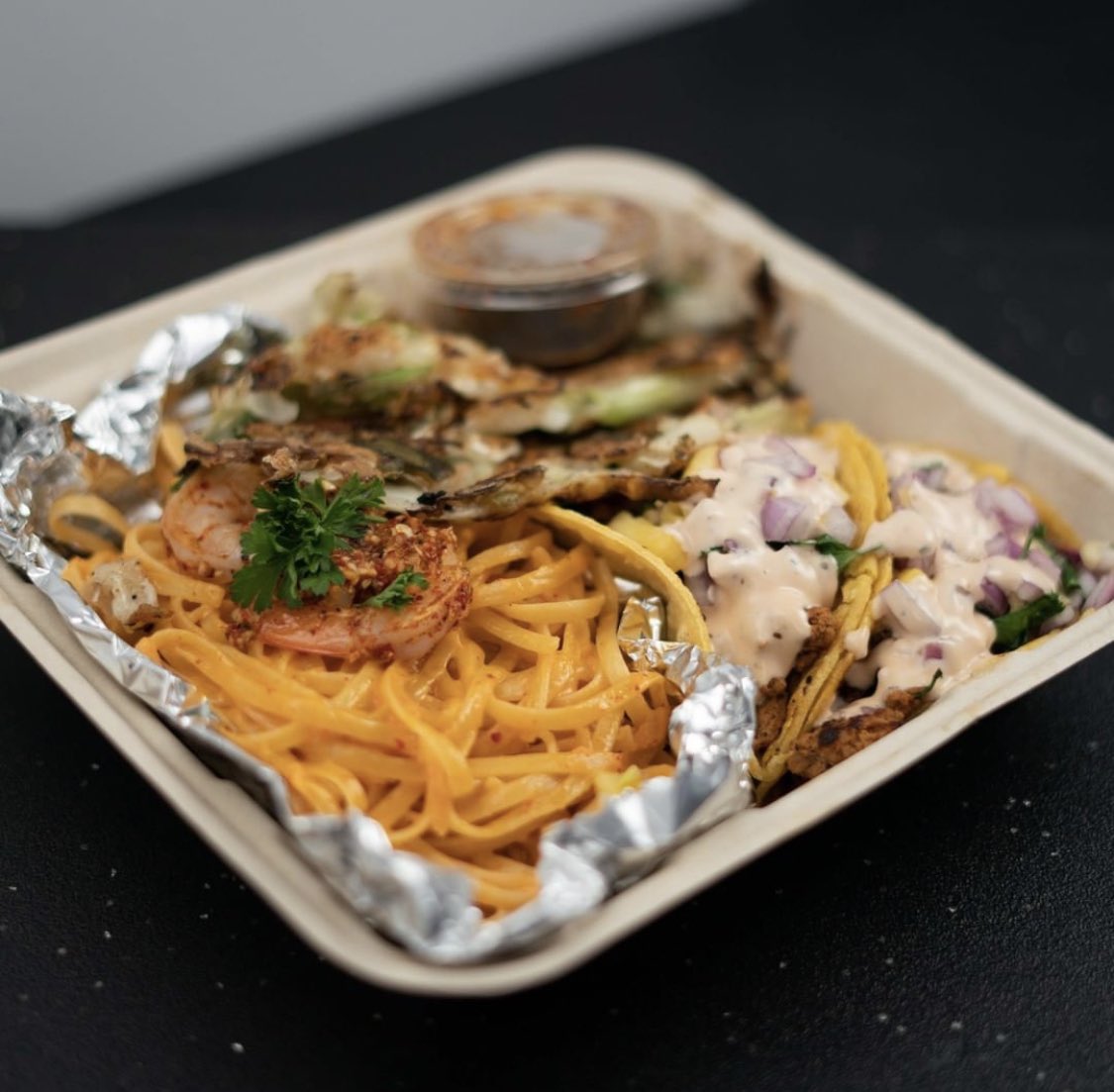 Check out some of the delicious dishes the food truck teams are serving up this week! #GreatFoodTruckRace