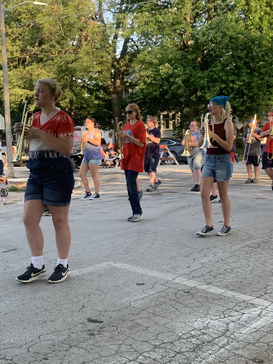 Great to see our bands in the 4th of July Parade!