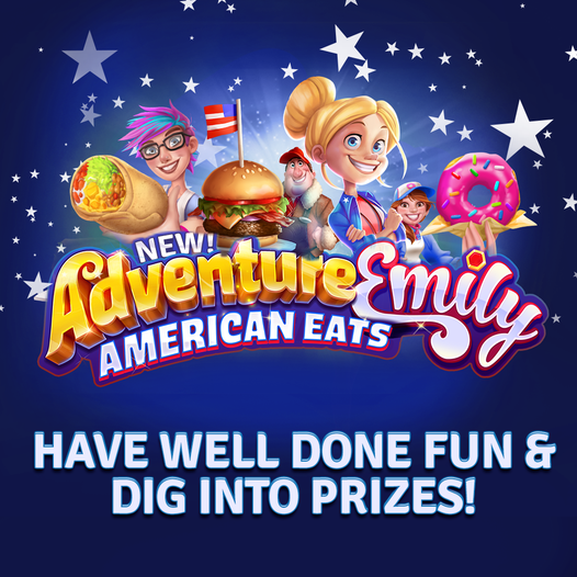 RewardsGamers's tweet photo. Adventure Emily's BACK for a new taste trip across the USA! 😋
Bring your appetite and a BOOST 🍔 on the House! 
https://t.co/U91dm9WcvU https://t.co/q6xEvsOcRU