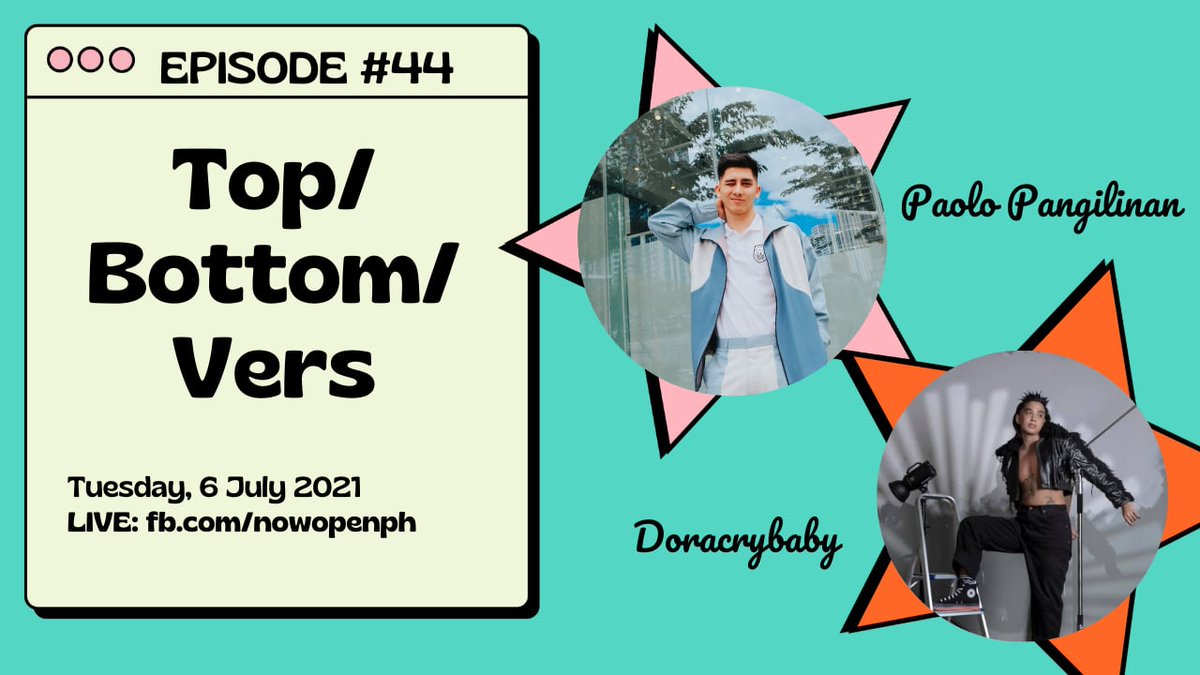 NowOpenPH's tweet photo. Are you more of a giver, receiver, or maybe a little bit of both? π
We're hella thrilled to finally have @doracrybaby back on the show and give a Now Open welcome to actor, @PaoPangs !!! β€π₯
Don't miss this episode on the #NowOpenPodcast tomorrow night at 9PMβ£οΈ https://t.co/RcKhBtUtNd