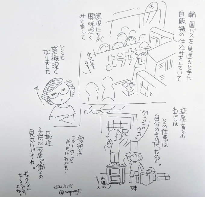 お店の子という時代の話 