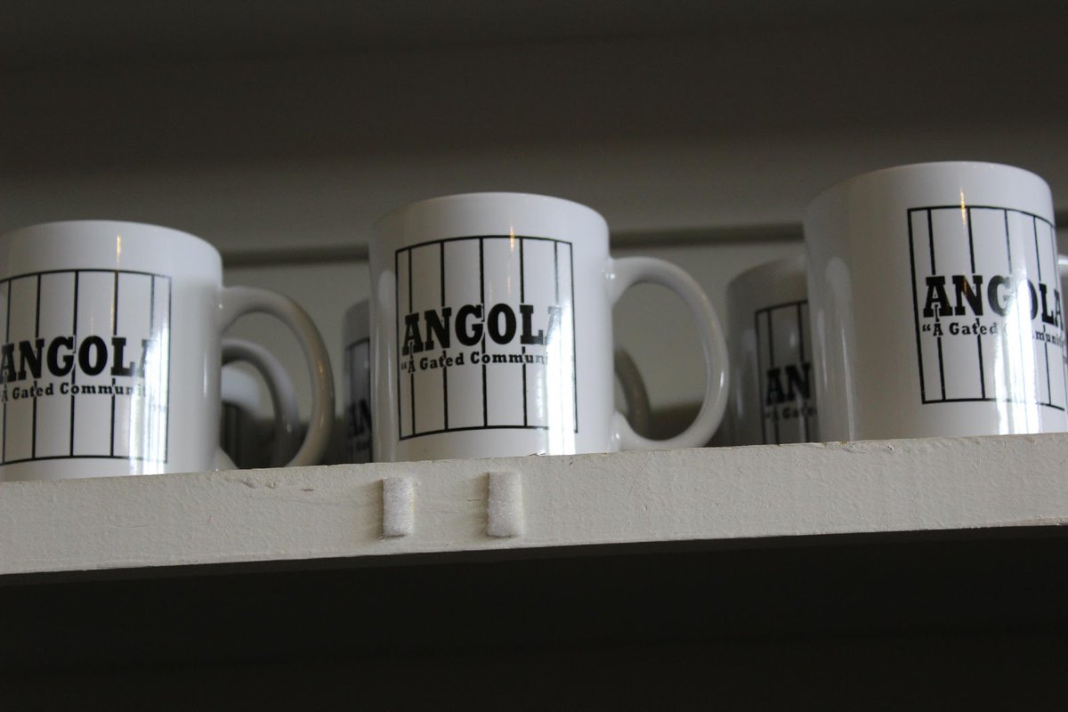 Whether or not we choose to acknowledge the horrifying legacy of America's prison-industrial complex, can we all agree that it's in poor taste for the Angola State Penitentiary's gift shop to sell mugs with the slogan "Angola: A Gated Community"?