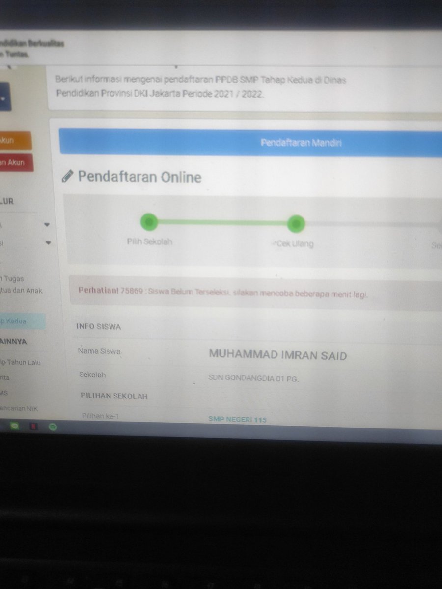 MimiCamel's tweet photo. @PPDBDKI1 ini daftar ngk bisa2, gimana yaaaa? https://t.co/5YgXetDb4E