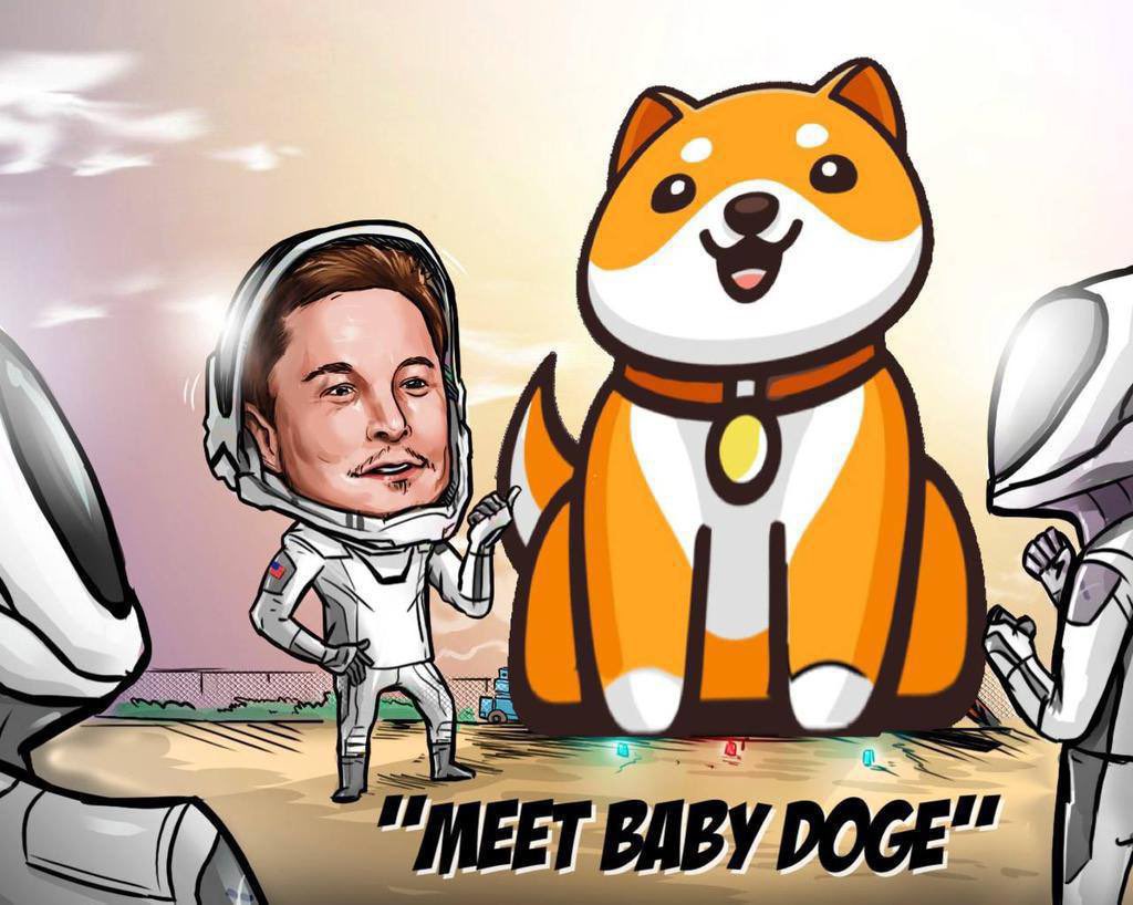 wallstcoinnews's tweet photo. @cz_binance @binance The biggest project up to now in 2021 is BABY DOGE 👉 @elonmusk 👇👇👇                                                                      Baby Doge, doo, doo, doo, doo, doo,
Baby Doge, doo, doo, doo, doo, doo,
Baby Doge, doo, doo, doo, doo, doo,
Baby Doge 💦🚀—->🌖 https://t.co/3GM6cFAy28