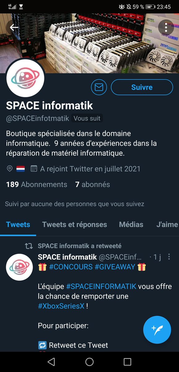 SPACEinformatik's tweet image. ⛔️ ATTENTION ARNAQUE ⛔️
Une personne usurpant notre identité contacte les personnes ayant participés à notre #GIVEAWAY en envoyant un lien.
Il ne s'agit pas de nous attention ne cliquez pas sur le lien !
Merci de signaler cette personne : @SPACEinfotmatik