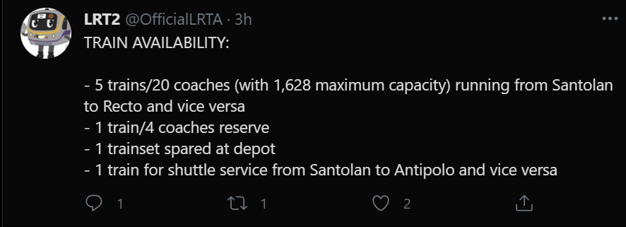 hashtagMRT2's tweet photo. "LIBRENG SAKAY NA DI MASAKAY"

Opening ng Line 2 East Extension pa-Antipolo kulang sa tren, commuters inabot ng higit isang oras masakay lang. 

Ngayong araw binuksan na sa publiko ang East Extension Project ng Line 2 (MRT-2) pa-Antipolo na siyang matagal nang inaasam ng mga https://t.co/w0fjwIHMQg