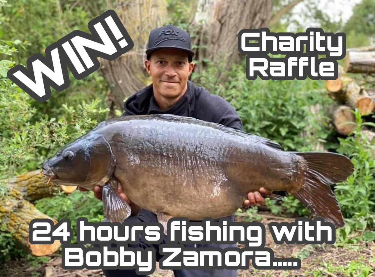 WIN!! 24 hours Fishing with footy legend Bobby Zamora on the famous Linear Fisheries for just £4.99. Every penny raised goes to charity.
For more information head over to Facebook.com/BankLifeFishin… 
Good luck!! 

<a href="/MainlineBaits/">Mainline Baits Official</a> 
<a href="/RobertZamora25/">Bobby Zamora</a> 
<a href="/BigCarpBuzz/">Big Carp Buzz</a>