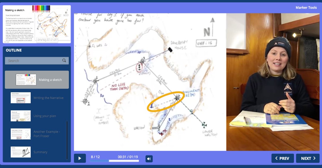 ArdentTraining's tweet photo. Pilotage!! Charly explains some of the key techniques for pilotage in and out of a harbour - key skills for any seafarer! Learn all about it in our Day Skipper here: https://t.co/ngzR9w7H0P https://t.co/esC1MHTIoj