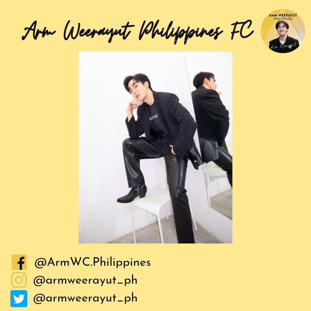 armweerayut_ph's tweet photo. IG update by @arm_wc 

Sooooooooooon! กับการเปิดchannelใหม่ของผม ฝากกด subscribe รอกันเลยค้าบบบบ link in bio👆🏻💛 cr.📸 @chatt.chaii

↘️FOLLOW↙️
FB: armwc.philippines
Twitter: armweerayut_ph
IG: https://t.co/fHZyOiBObe 

#armwc #teamarmwc #armweerayut_ph #ARMSHARE #arm_wc #GMMTV https://t.co/VwKVhfxpEr