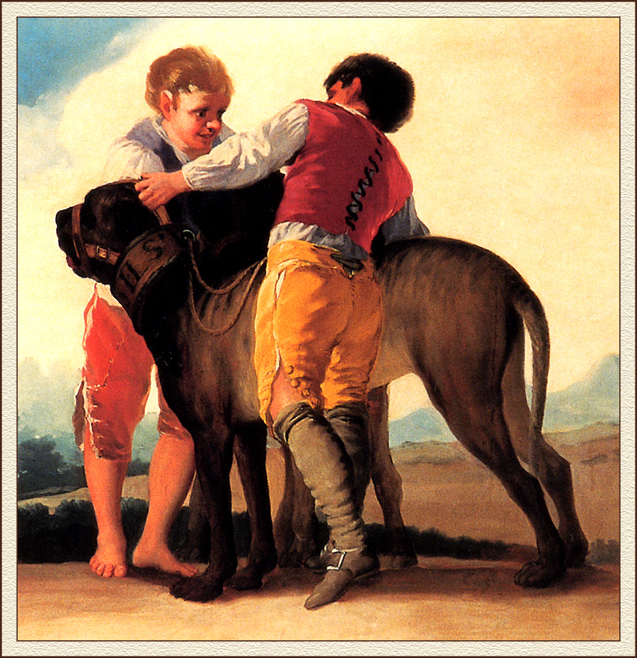 RT @artistgoya: Boys With Mastiff, 1786 #romanticism #goya https://t.co/q3hmtrdnpw