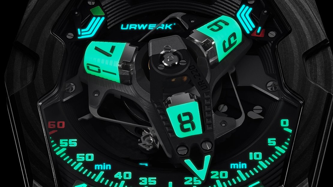 Night finally enfolds the city. It is at this precise moment that the UR-220 SL Asimov comes to luminous life. 

Read more here:  calibremagazine.com/news/ur-220-sl…

<a href="/URWERK_Geneve/">URWERK</a> #URWERK  #UR220 #calibremagazineph