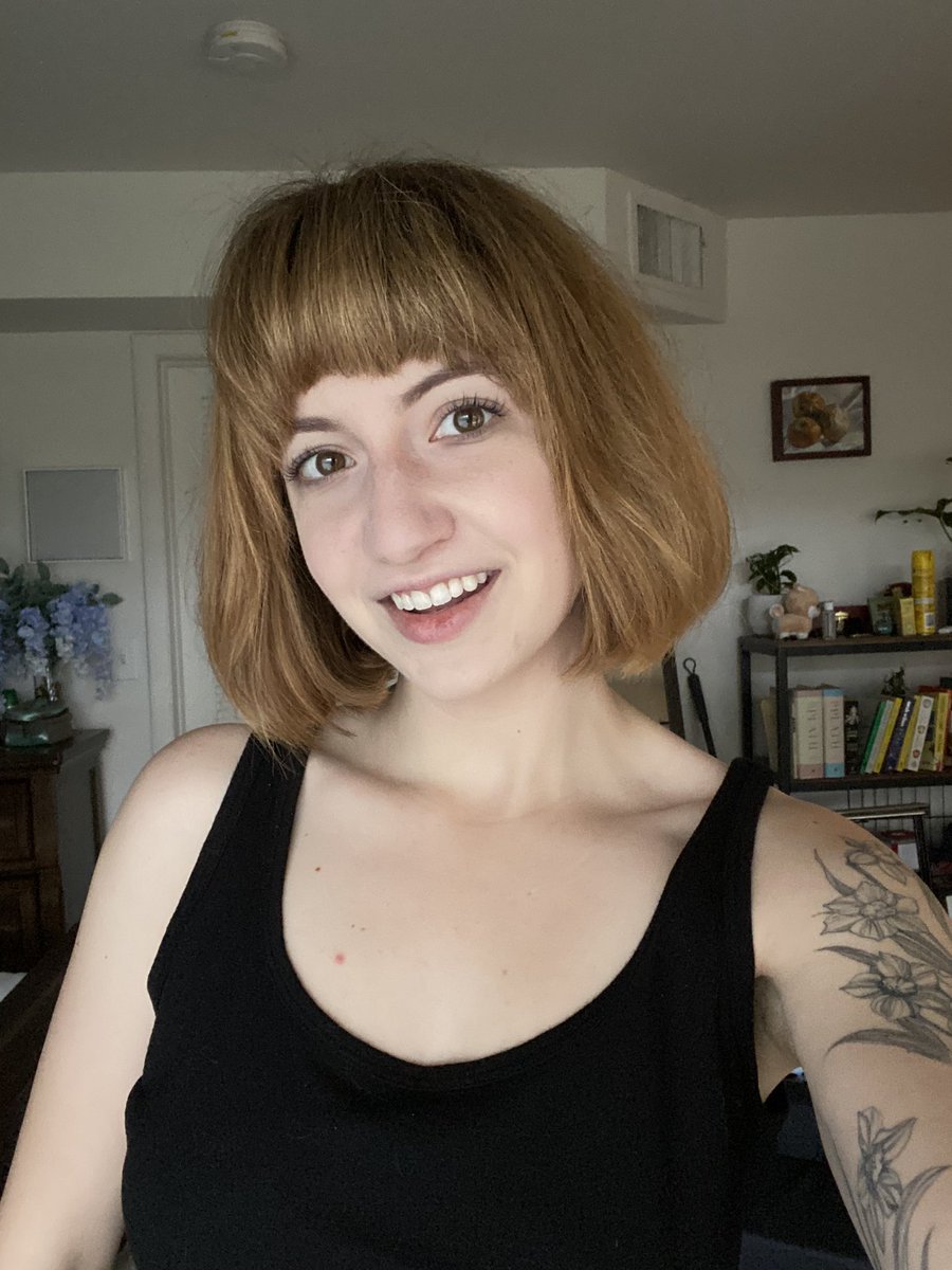 _radsy's tweet image. “show your range but make it hair” ok!!