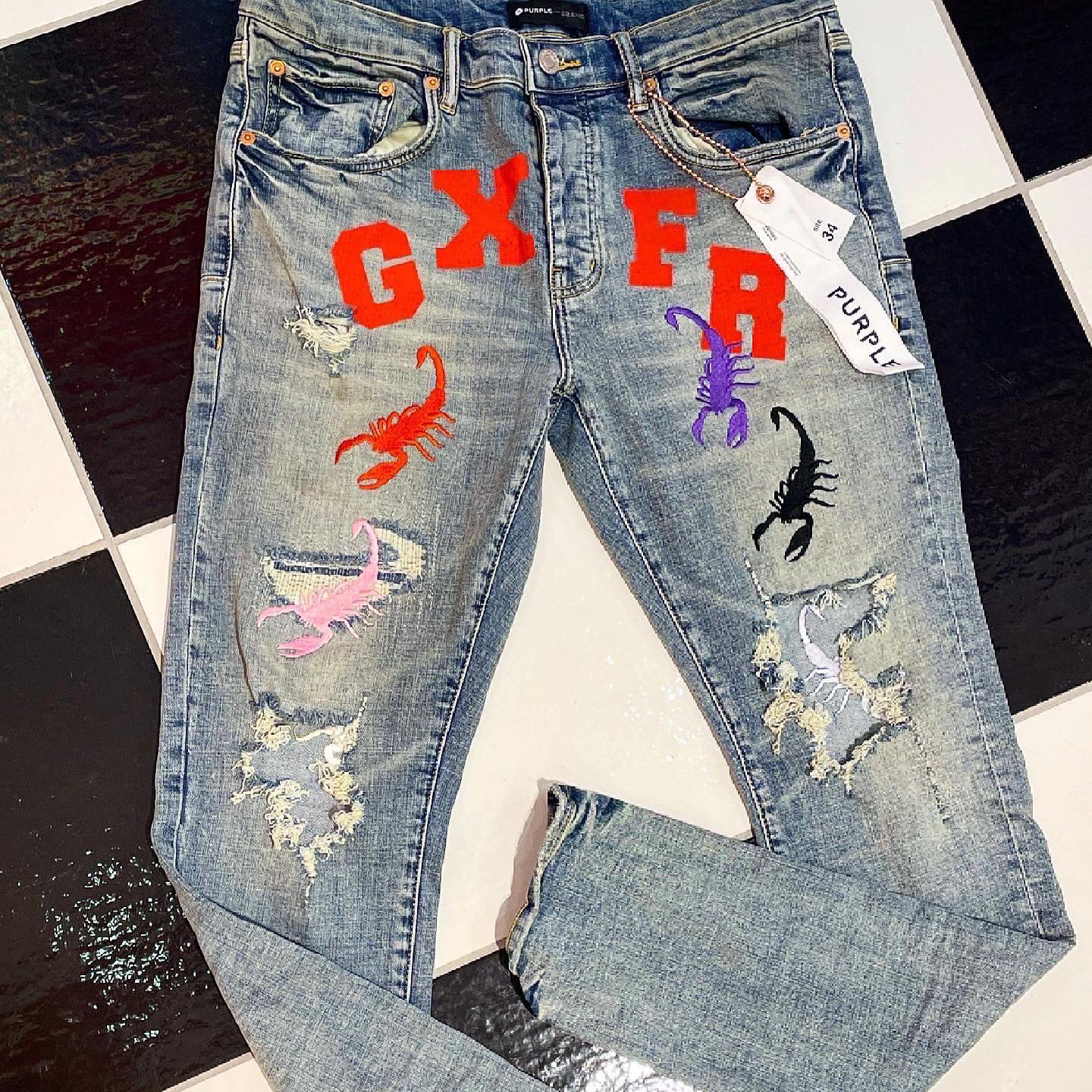 WESTSIDEGUNN on X: Official GXFR X PURPLE denim on Sale 7/5 NOON est. on   🔥🔥🔥 Every store from Saks to Neimans will be  carrying these MONTHS from now here's your opportunity