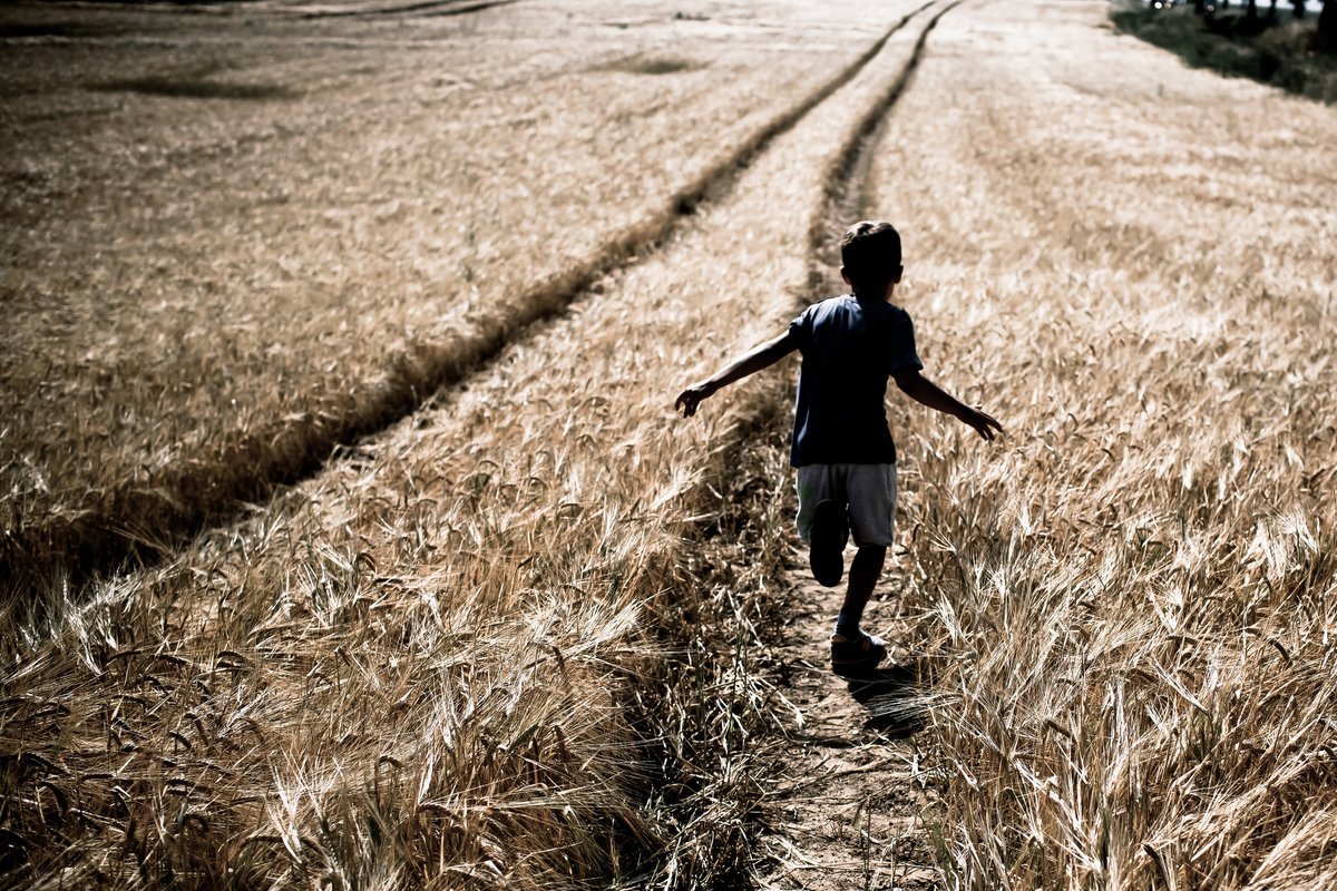 Бежит по краю света великий. Мальчик бежит по дороге. Мальчик в поле. Человек в поле. Мальчик бежит в поле.
