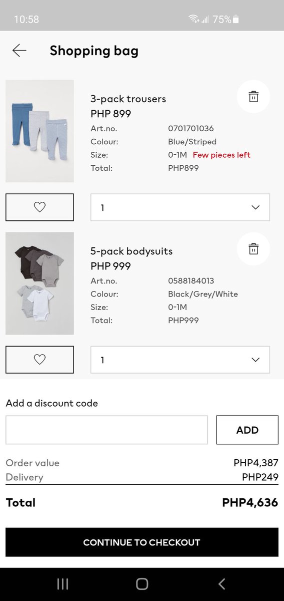 Jam40540675's tweet photo. @hmphilippines I am trying to get this one , but unfortunately they did not accept my master card.  Even though my card is working . @hmphilippines https://t.co/GaywfRsmzS