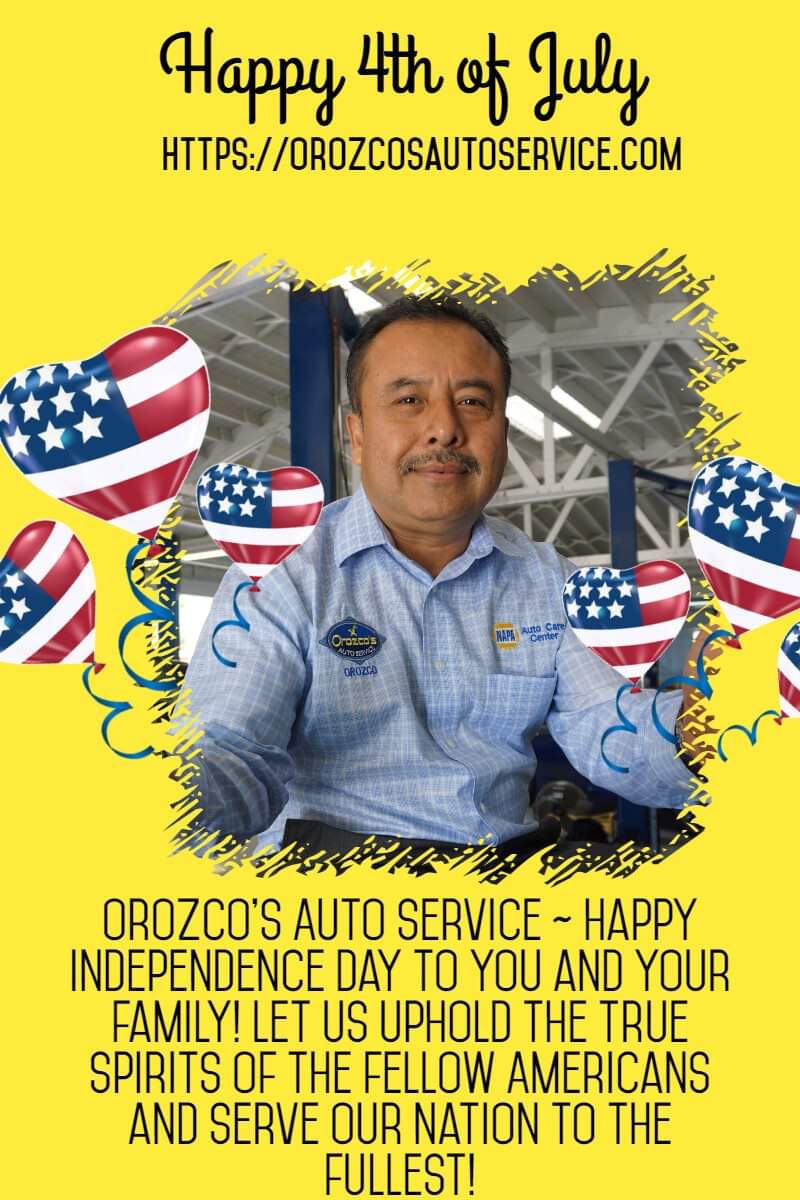 Happy 4th of July from Orozco's Auto Service
orozcosautoservice.com

#orozcosautoservice #servandoorozco #happy4th #autorepairshop #4thofjuly #auto #truck #rv #fleet #autoshop #gastank #schoolbus #roadtrip #summer #orangecounty #longbeach #bellflower #fullerton #gardengrove #fyp
