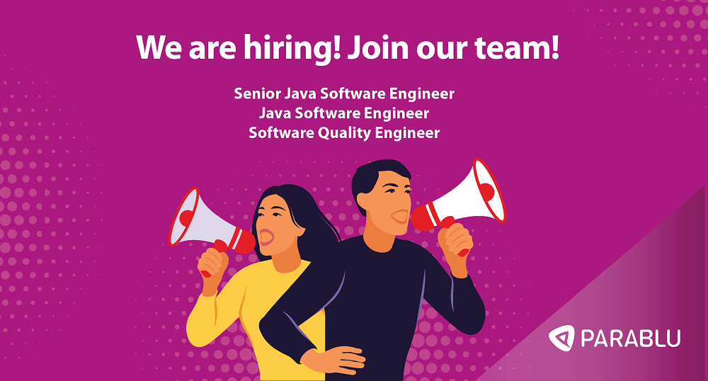 ParabluInc's tweet photo. Parablu is hiring! We are looking for #JavaSoftwareEngineers and #SoftwareQualityEngineers. Apply here - https://t.co/cKCqhMxRDk
#Jobs #Hiring #Developers https://t.co/keqku20T0N