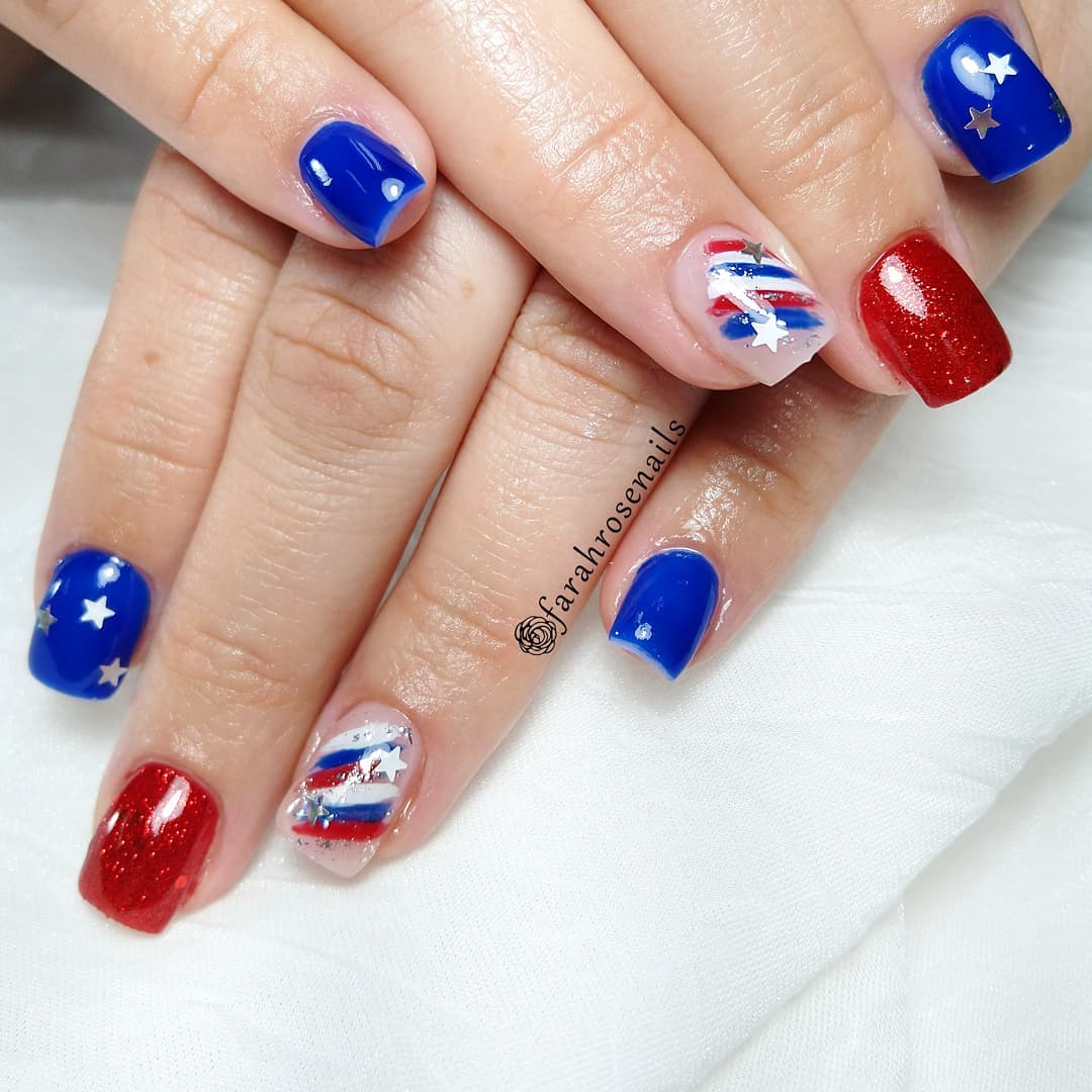 iMethodBeauty's tweet photo. Happy July 4th! 🎉

Credit @farahrosenails https://t.co/CToAVPhCm8