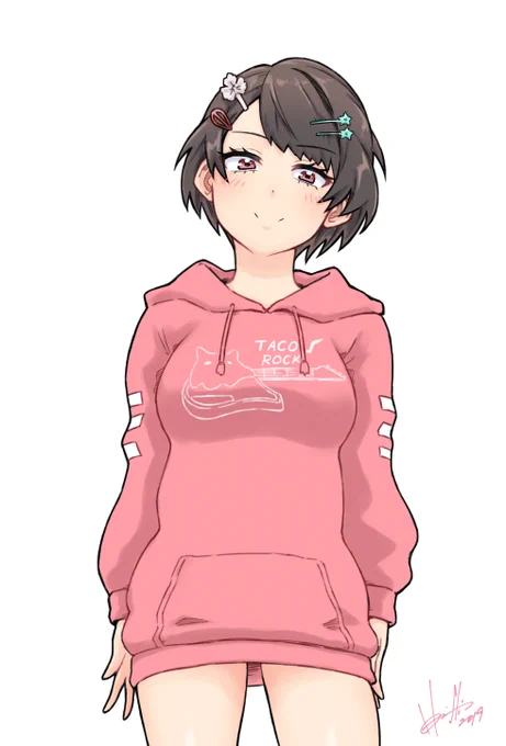 我、パーカー女子すこすこの民なり😏 