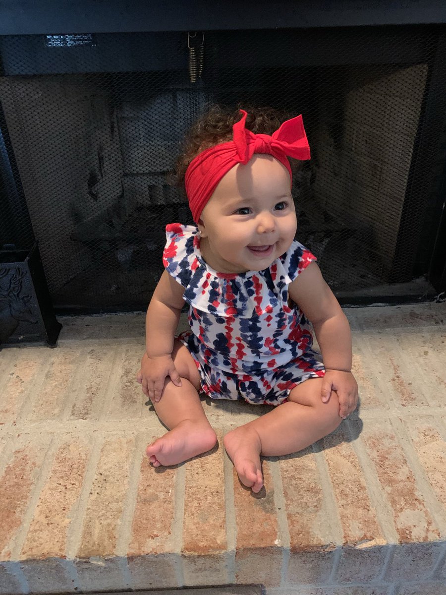 Little Miss Independent ❤️🤍💙