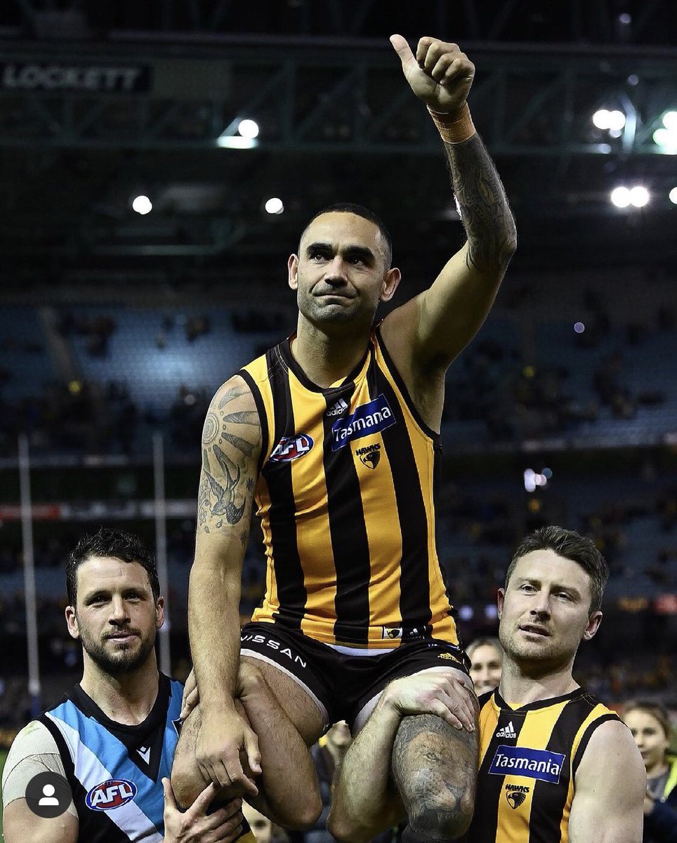 Cameron Smith (@camsmith9) on Twitter photo I canāt say enough about <a href="/ShaunBurgoyne9/">Shaun Burgoyne</a> as a person and footy player.
Congratulations to you, Amy and the family mate.
<a href="/HawthornFC/">Hawthorn FC</a> legend and the first indigenous man to play 400 games <a href="/AFL/">AFL</a> games!! #Silk400 I canāt say enough about <a href="/ShaunBurgoyne9/">Shaun Burgoyne</a> as a person and footy player.
Congratulations to you, Amy and the family mate.
<a href="/HawthornFC/">Hawthorn FC</a> legend and the first indigenous man to play 400 games <a href="/AFL/">AFL</a> games!! #Silk400