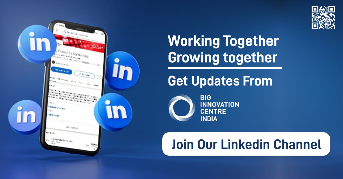 Follow us on LinkedIn to get the latest update about Technology and Innovation. Join the Knowledge Community with Big Innovation Centre India.
Join Here: lnkd.in/g_UYyPD
#BICIndia #BIC #innovation #linkedin #emergingtechnologies #technolgy #keeplearningkeepgrowing #JoinUs