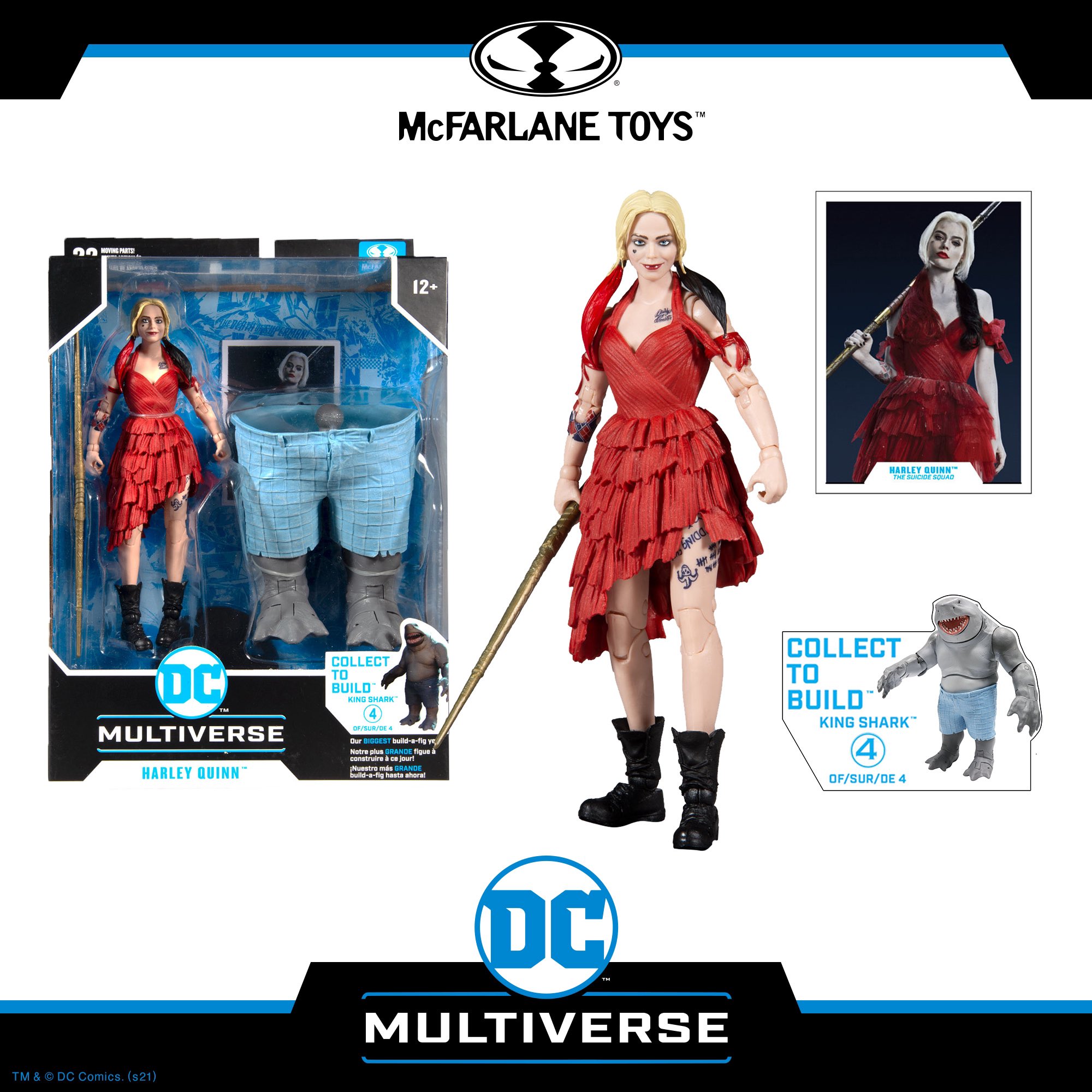DCマルチバース　マクファーレントイズ　スーサイドスクワッド5体セット ザ・スーサイド・スクワッド：“極”悪党、集結 マクファーレン