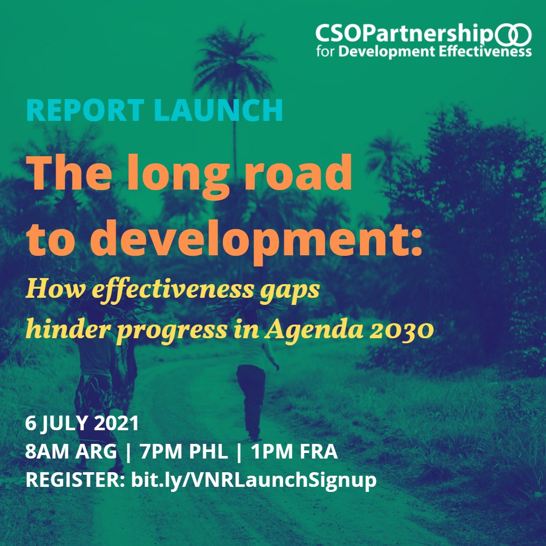 CSOPartnership_'s tweet image. 📣HAPPENING TOMORROW! We&apos;re finally launching our 2021 report on SDG implementation! Sign up: bit.ly/VNRLaunchSignup Learn more: bit.ly/3wivEvU  #DevCoop #Agenda2030 #HLPF2021 #CSOs #SDGs #VNR #CivilSociety #Development #SustainableDevelopment #2030Agenda #SusDev