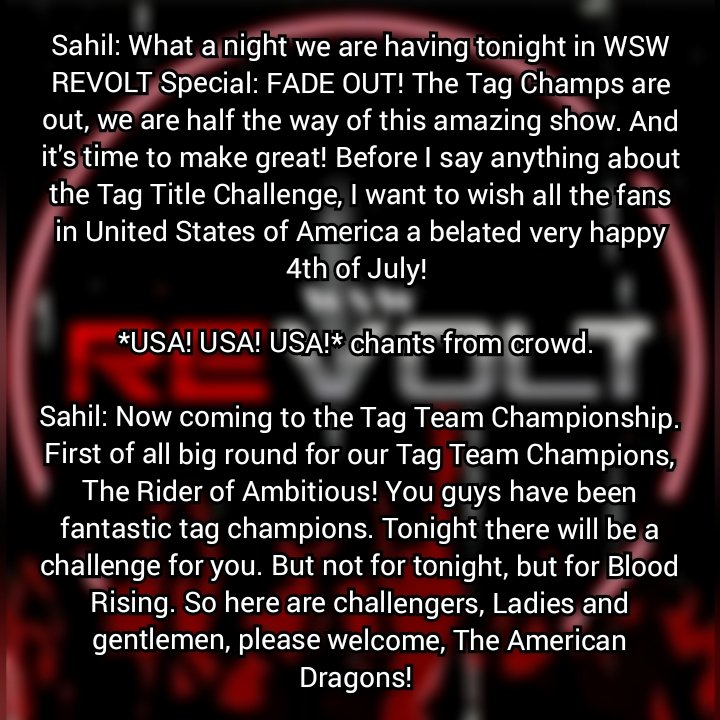 World Stars Wrestling (@wswfederation) on Twitter photo GM Sahil Singh's (<a href="/WSWSahilSingh_/">S͟a͟h͟i͟l͟ S͟i͟n͟g͟h͟ || The WSW General Manager</a>) music hits!
*Crowd pops* GM Sahil Singh's (<a href="/WSWSahilSingh_/">S͟a͟h͟i͟l͟ S͟i͟n͟g͟h͟ || The WSW General Manager</a>) music hits!
*Crowd pops*