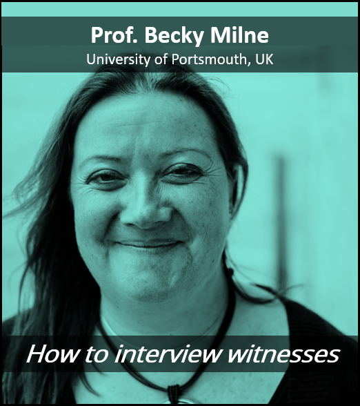 PoliceScienceDr's tweet photo. Prof Milne delivers a short, sharp training session on interviewing witnesses, that covers how not to bias their memory and how to help them remember more accurately.
Monday, 19th July
https://t.co/uDfMRlrepP
#Police #Detectives #InvestigativeInterviewing #CognitiveInterview https://t.co/9Ch9rGFt3b