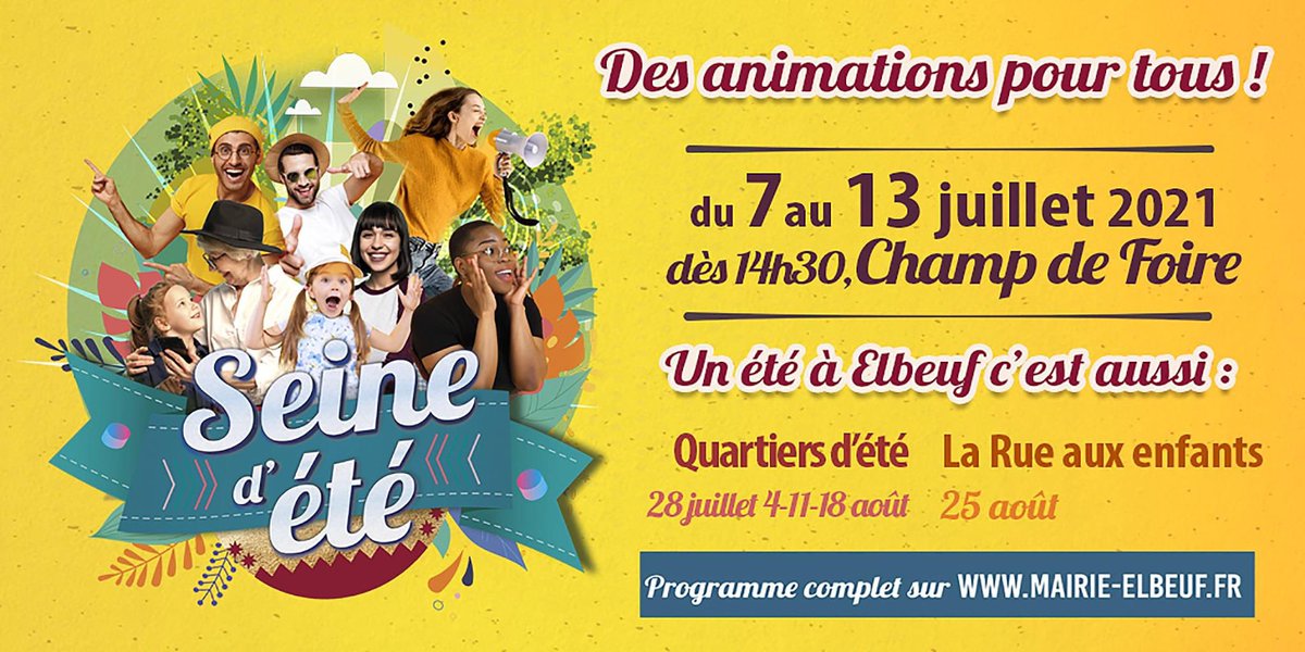 DjoudeMerabet's tweet photo. En attendant le soleil, les préparatifs sont en cours pour vous proposer une nouvelle édition de Seine d’Eté du 7 au 13 juillet sur le champ de Foire. La ville vous propose d’assister au traditionnel feu d’artifice au soir du 13 juillet après une animation dansante. #elbeuf https://t.co/6cVN34Fupy