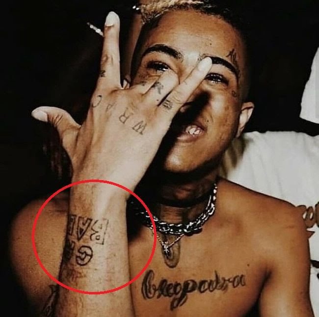 S p o i l e r  on Twitter 3 DEATH BEFORE DISHONOR Tattoo  XXXTentacion Tattoo on his right cheek Meaning XXXTentacion got the  text DEATH BEFORE DISHONOR on his