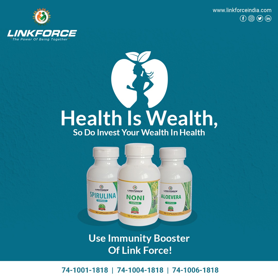 LinkForce_'s tweet image. 𝗟𝗶𝗻𝗸𝗙𝗼𝗿𝗰𝗲 𝐁𝐫𝐢𝐧𝐠𝐬 𝐓𝐨 𝐘𝐨𝐮 #NONI CAPSULE Health Is Wealth, So Do Invest Your Wealth In Health. 
Use Immunity Booster Of Link Force!𝟭𝟬𝟬%𝗡𝗮𝘁𝘂𝗿𝗮𝗹.𝐒𝐡𝐨𝐩𝐍𝐨𝐰 Contact Us  +91 74-1001-1818
 +91 74-1004-1818#LinkforceIndia #HealthCare #AgricultureProducts
