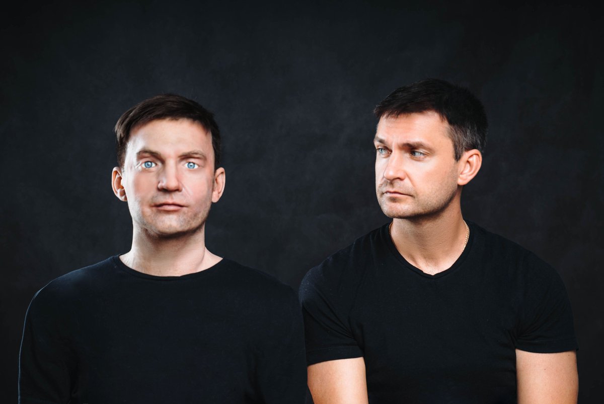 promobot's tweet image. A robot with your appearance. 

Robo-C is a humanoid robot that can communicate with people and display facial expressions: the robot can move its eyes, eyebrows, lips, and face muscles
#Promobot #automation #servicerobots #humanmachine #Robotics