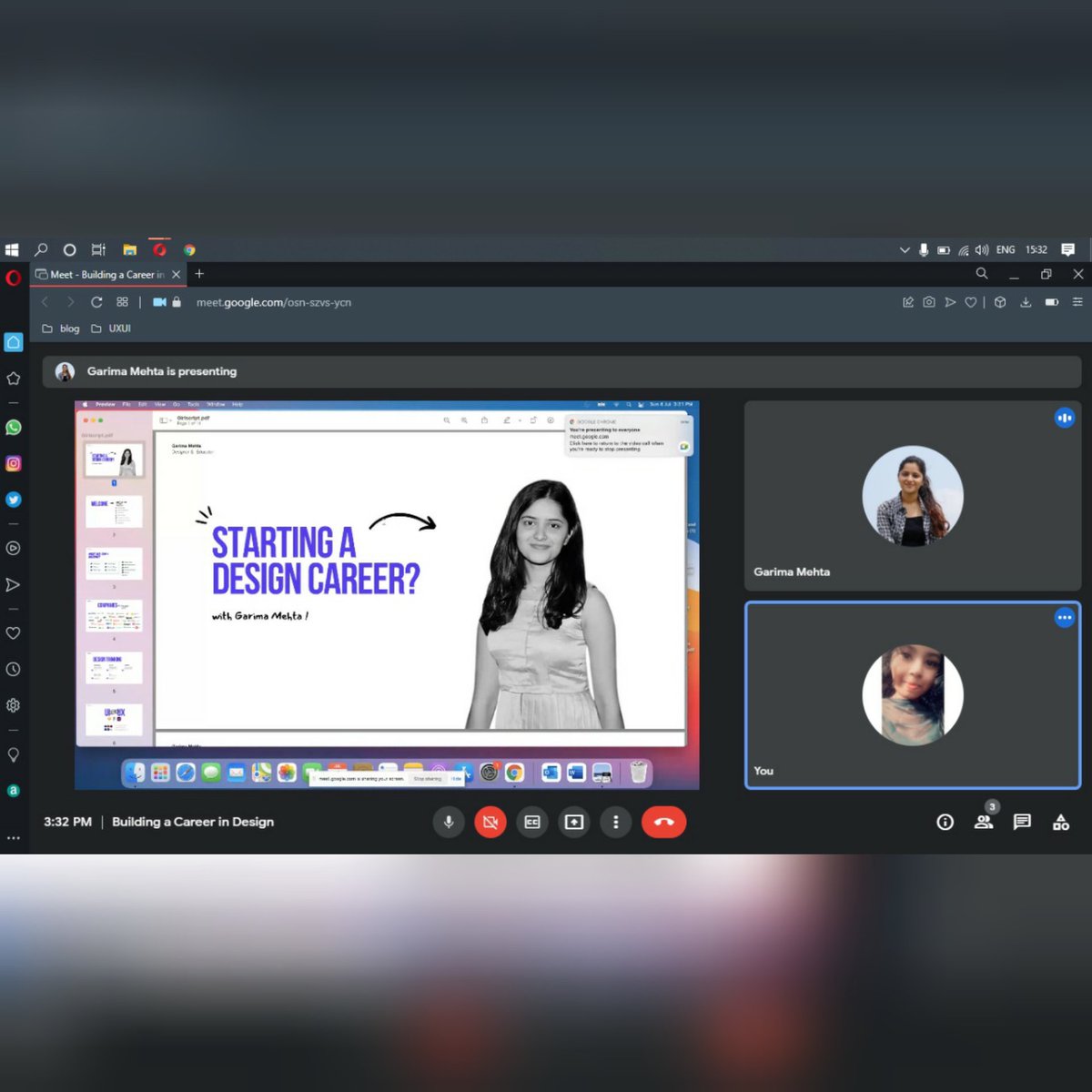 uplift_project's tweet image. Good design 🎨 is a language, not a style. 

Thank you Garima Mehta ma&apos;am for introducing a new dimension to designing to our participants 🎊! 

UI/UX designing would certainly be considered with an elevated and new approach.

 #uplift #upliftproject #girlscript #100DaysOfUplift