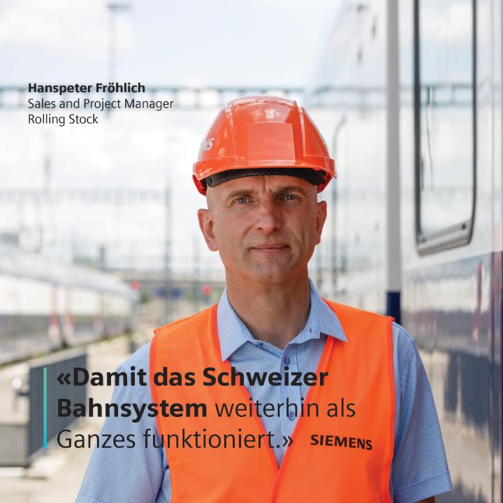 telemarker69's tweet photo. "Damit das Schweizer Bahnsystem weiterhin als Ganzes funktioniert." Hanspeter Fröhlich, Vertriebs- und Projektleiter Rollmaterial, erklärt warum @SiemensMobility ein #starkerpartner für das beste Bahnnetz und die Schweiz ist. #movingbeyond 
Mehr erfahren: https://t.co/YkTIUveNVi https://t.co/3pIZduBsgh