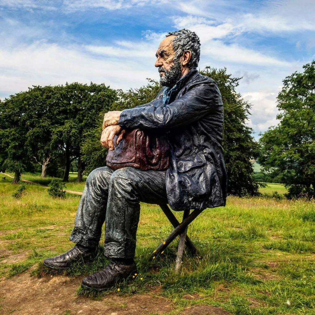 RadioAndrewE's tweet image. Seated Figure (by Sean Henry): Yorkshire Sculpture Park, near Wakefield (19/6/21)
.
On a walk with my brother: two bearded men met a third!
.
.
#yorkshiresculpturepark #seatedfigure #photographer #landscape #landscapephotography #landscape_lovers #landsc… instagr.am/p/CQ72IgdsX5v/