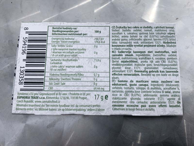 manana_kkkane's tweet image. 海外のスポーツ選手、#アスリート が #CBDガム を使用しているってニュースをちょいょい見かけ気になってたんですが、遂にCBDガムが、#CBDDispensary #manana に初登場！
@cbd_library より、チェコのCBDブランド #EUPHORIA #ユーフォリア が入荷！12粒で、CBD18mg￥980(税込)