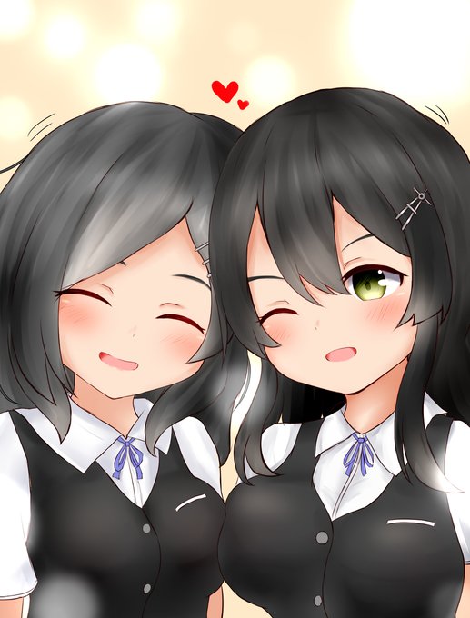 むにむに #艦これ #黒潮(艦隊これくしょん) #親潮(艦隊これくしょん) https://t.co/j6PSSdHA0N 