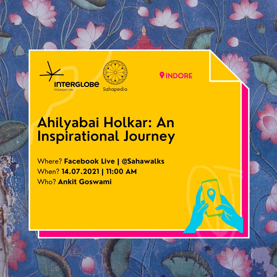 Sahawalks's tweet photo. #MyCityMyHeritage
#Indore is filled with architectural marvels & cultural elements, reminiscent of #Holkardynasty. Queen Ahilyabai Holkar, a member of the Holkar clan, contributed to the development Indore. Join Ankit Goswami on 14th July, for a #digitalwalk.
@InterGlobe_IGE https://t.co/ZyvZwq4NZT