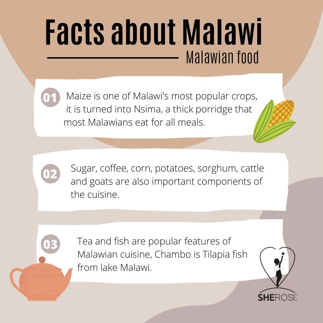 SheRose_MW's tweet photo. Want to know more about Malawi culture? Well look no further, this week at SheRose we’ll be sharing information on culture in Malawi. We’re starting today with food! Are you a fan of Malawian food? #Malawi #Sherose #food https://t.co/uLcfwyMmw0
