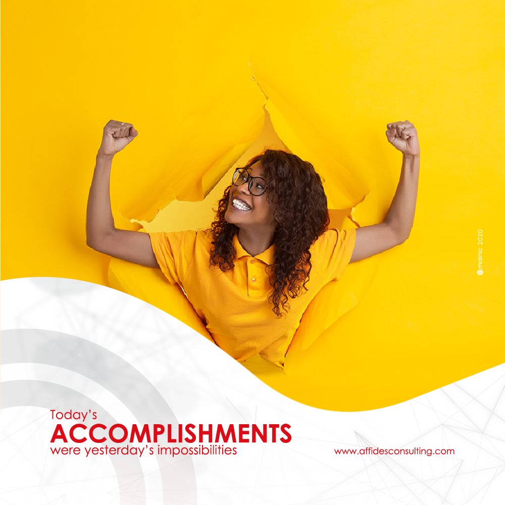 Affides_Consult's tweet photo. Today's accomplishments were yesterday's impossibilities.... 

GOOD WEEK START
#MondayMotivation  #informatique #digital #DigitalTransformation #Cameroun #douala #yaoundé #entreprises #NewWeek https://t.co/BWGBEErduh
