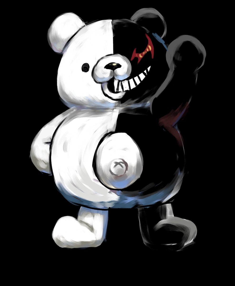 私が描くモノクマ上手いな ななおねこたのイラスト