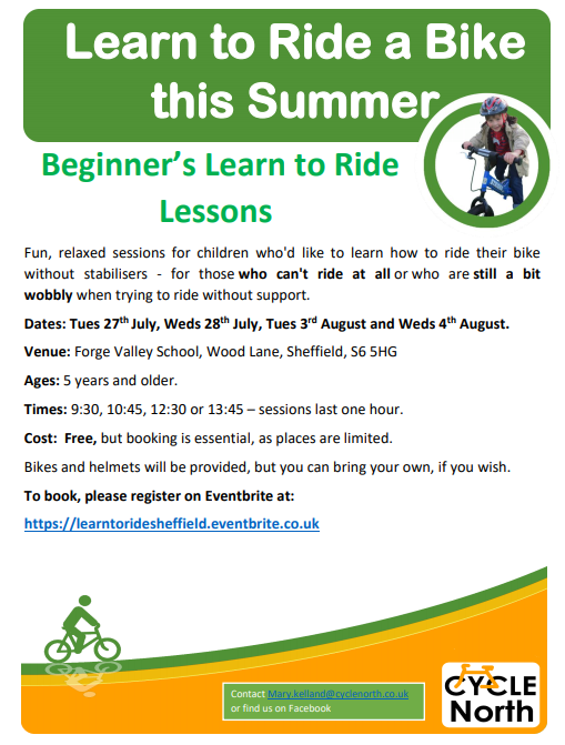 The Arches SSP (@archesssp) on Twitter photo SIGN UP NOW! FREE Learn 2 Ride Cycling for 5+ years this summer holidays at @ForgeValley funded by <a href="/YorkshireSport/">Yorkshire Sport Fndn</a> <a href="/Sport_England/">Sport England</a> opening school facilities funding π΄
learntoridesheffield.eventbrite.co.uk
<a href="/ShootersGrove/">Shooters Grove</a> <a href="/MalinBridge1/">Malin Bridge Primary</a> <a href="/marlcliffesch/">Marlcliffe School</a> <a href="/pathwayssport/">Pathways PE and Sport</a> <a href="/RivelinPE/">Rivelin Primary</a> <a href="/NookLane_Junior/">NookLaneJuniorSchool</a> SIGN UP NOW! FREE Learn 2 Ride Cycling for 5+ years this summer holidays at @ForgeValley funded by <a href="/YorkshireSport/">Yorkshire Sport Fndn</a> <a href="/Sport_England/">Sport England</a> opening school facilities funding π΄
learntoridesheffield.eventbrite.co.uk
<a href="/ShootersGrove/">Shooters Grove</a> <a href="/MalinBridge1/">Malin Bridge Primary</a> <a href="/marlcliffesch/">Marlcliffe School</a> <a href="/pathwayssport/">Pathways PE and Sport</a> <a href="/RivelinPE/">Rivelin Primary</a> <a href="/NookLane_Junior/">NookLaneJuniorSchool</a>