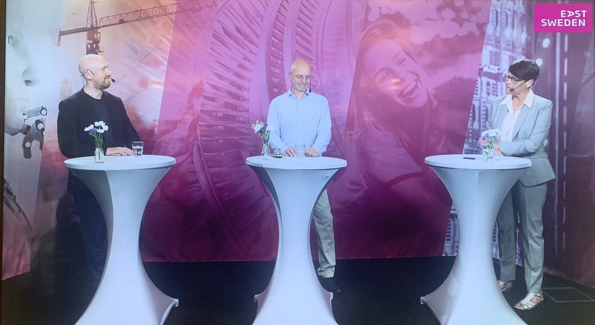 Digitala tvillingar i East Swede Studio nu! Följ oss på eastsweden.se/almedalen! #eastsweden