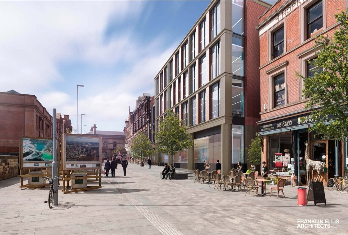 urbinfonotts's tweet photo. CONTRACTOR CONFIRMED - @bandkbuild are confirmed as main-contractor to build out 11 Station Street.

The development, designed by @FEArchitects, will see 50k Sqft of Grade A office space for @DandG_UK.

Completion is expected in Autumn 2022.

#EastMidsHeadsUp #Nottingham #office https://t.co/s7boOPCNBw