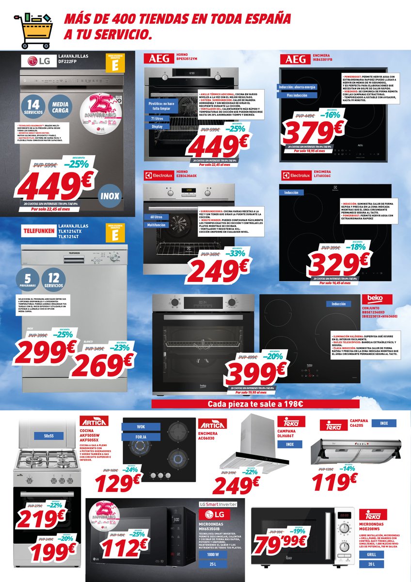 Mi_Electro's tweet photo. Está mal que nosotros lo digamos, pero... ¡VAYA DESCUENTAZOS!
1/2
https://t.co/VDq9oq8tMJ
#Ofertas #Descuentos #LG #Haier #Telefunken #Artica #Philips #Xiaomi #realme #Samsung #Indesit #Siemens #AEG #Teka #Electrolux #Beko #Cecotec #Ufesa #Panasonic #Jata #Taurus #Bosch #Braun https://t.co/mGBYS9ZiWa