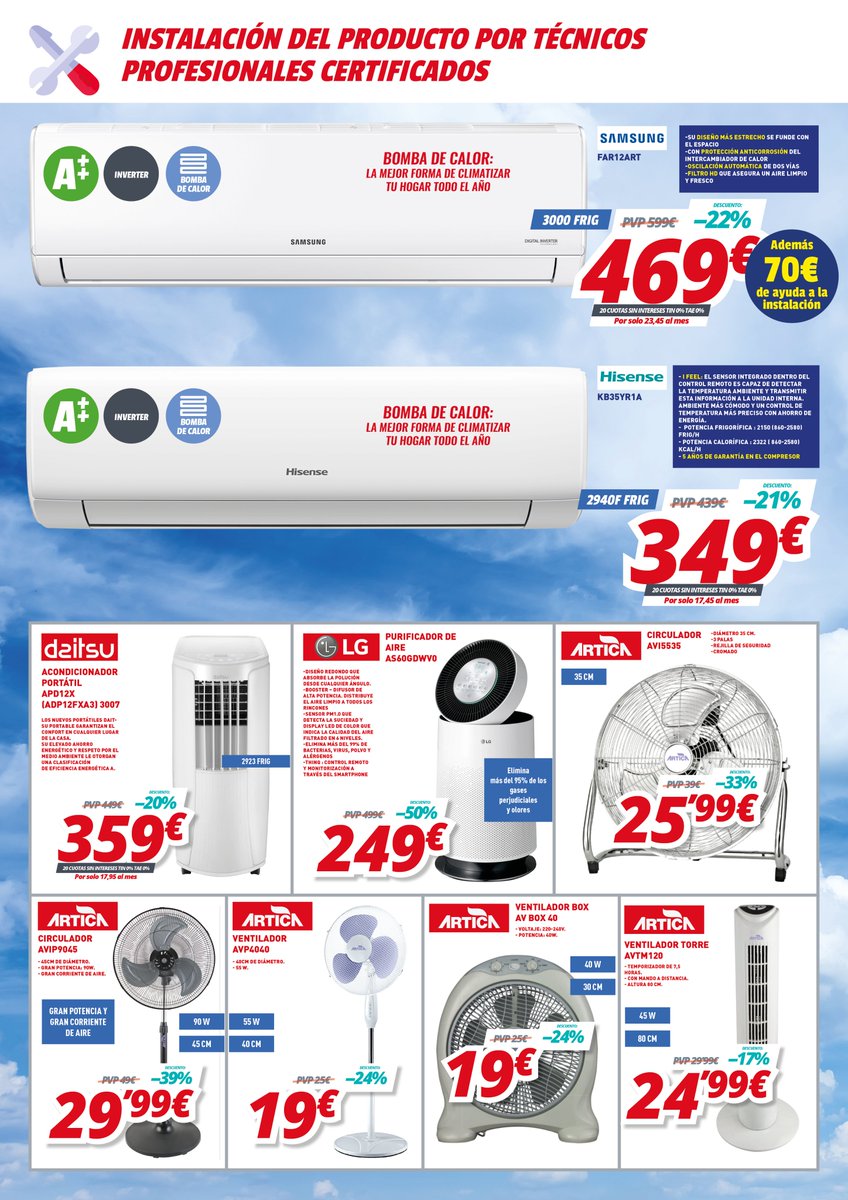 Mi_Electro's tweet photo. Está mal que nosotros lo digamos, pero... ¡VAYA DESCUENTAZOS!
2/2
https://t.co/VDq9oqq4Eh
#LG #Haier #Telefunken #Artica #Philips #Xiaomi #realme #Samsung #Indesit #Siemens #AEG #Teka #Electrolux #Beko #Cecotec #Ufesa #Panasonic #Toshiba #Thomson #Taurus #Bosch #Braun #Amazfit https://t.co/HDubjX770w