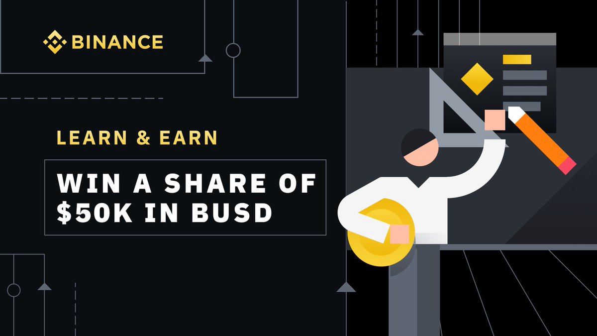 Today's #Binance Learn &amp; Earn quiz is about derivatives! 

Take part to build your knowledge about #BinanceFutures and win a share of $50k in #BUSD. 

➡️ binance.com/en/support/ann…