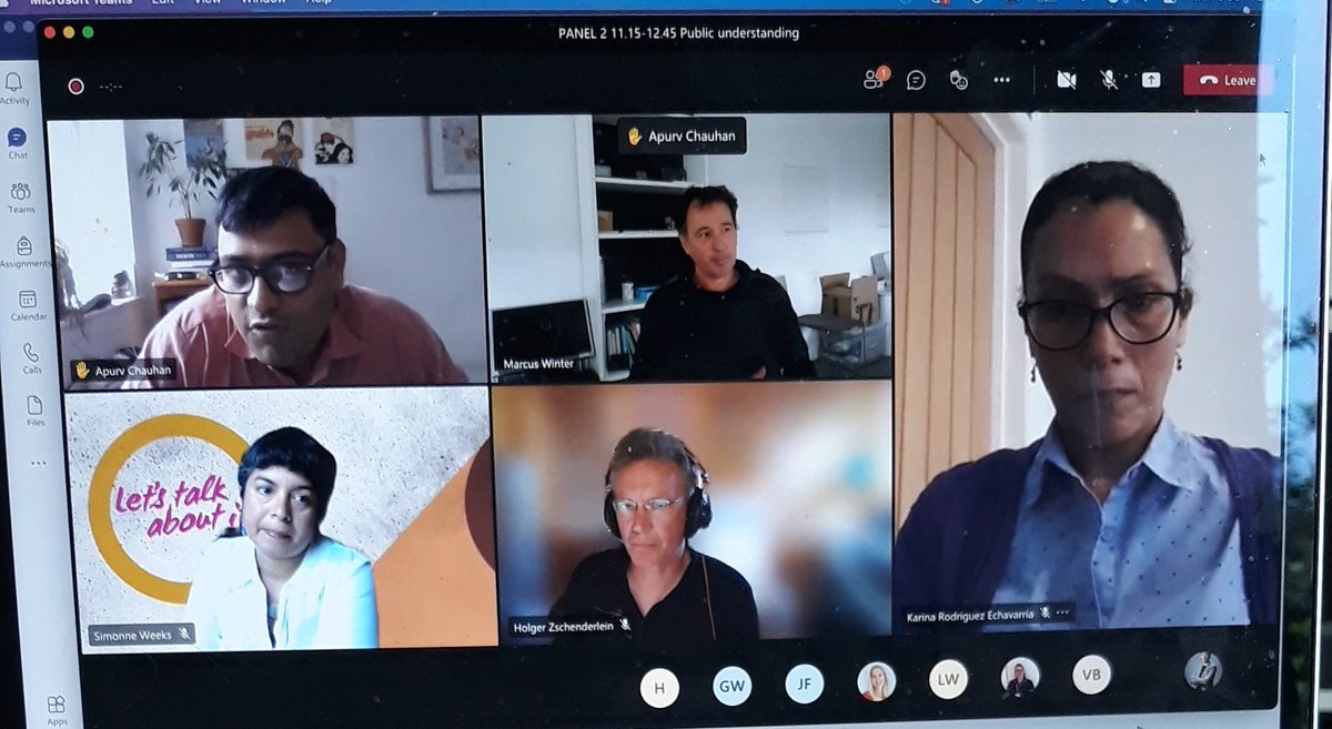 #Creative and #Radical Futures Symposium, at the #Public understanding of #science panel with <a href="/hzsch/">Holger Zschenderlein</a> Karina Rodriguez Echavarria <a href="/mrcswntr/">marcus winter</a> <a href="/SimonneWeeks/">simonne weeks</a> <a href="/ApurvChauhan/">Apurv Chauhan</a> <a href="/uniofbrighton/">University of Brighton</a>